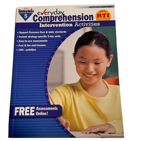 Newmark Learning Grade 5 Reading Comprehension & Everyday  Intervention - Picture 2 of 9